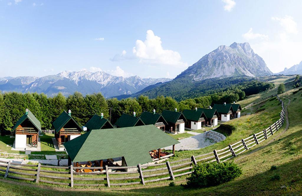 הוילה Krajista Chalets Etno Selo Stavna מראה חיצוני תמונה